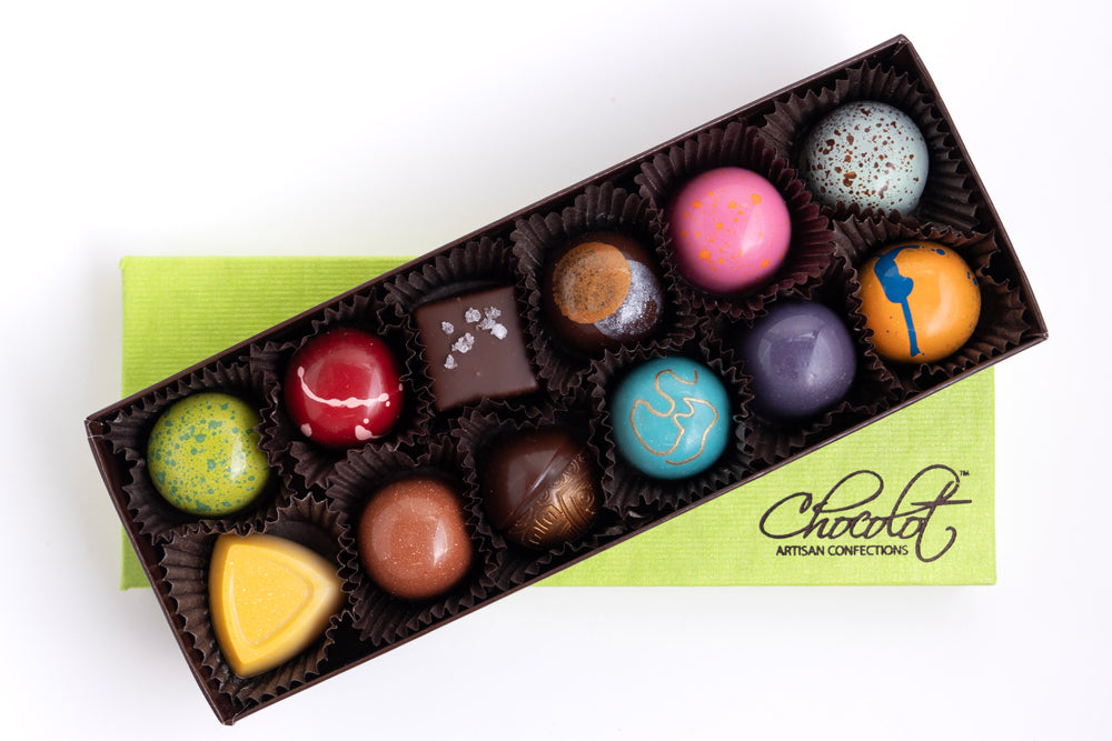 Twelve Piece Box – Chocolot Artisan Confections